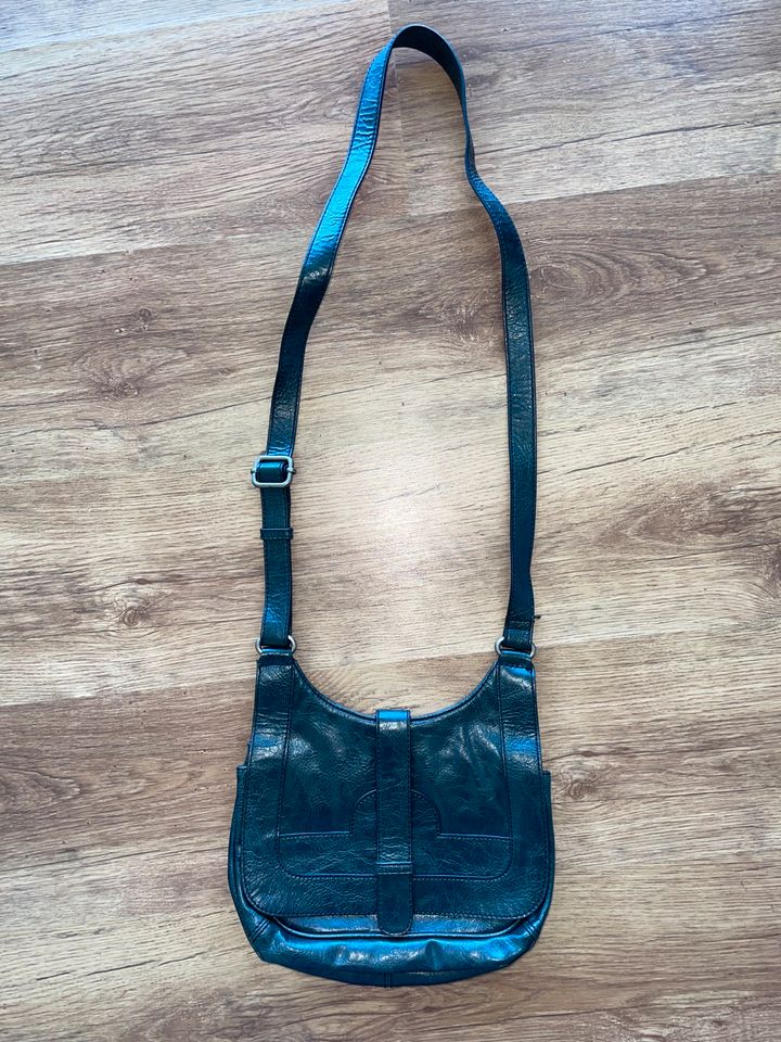 Leder Tasche Damen Esprit Klassik Mode du Kerl Türkis schwarz edc in Augsburg