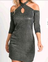 VERKAUFT!!! Sexy Neckholder-Minikleid, Clubkleid,Gr.XL,Silber Rheinland-Pfalz - Burgbrohl Vorschau