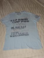 Camp David T-Shirt V-Ausschnitt Gr. L blau Köln - Weidenpesch Vorschau
