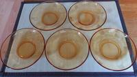Vintage Schalenset Art Deco Glas Dessertschale Dessertteller Duisburg - Duisburg-Süd Vorschau