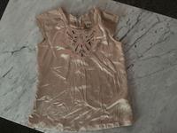 Designer Seidenbluse Bluse Viskose 40 Puder beige PBO Hessen - Limburg Vorschau