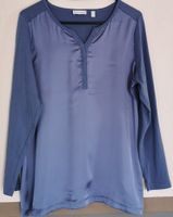 Gina Laura Langarmshirt jeansblau Materialmix M Saarland - Tholey Vorschau