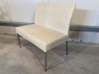 Retro Wartebank Sitzbank Wartezimmer Bürositzbank Leder 90x90 cm München - Allach-Untermenzing Vorschau