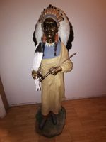 Design Toscano Indianer Hauptling Figur 120cm Deko Unikat NP:599€ Niedersachsen - Steyerberg Vorschau