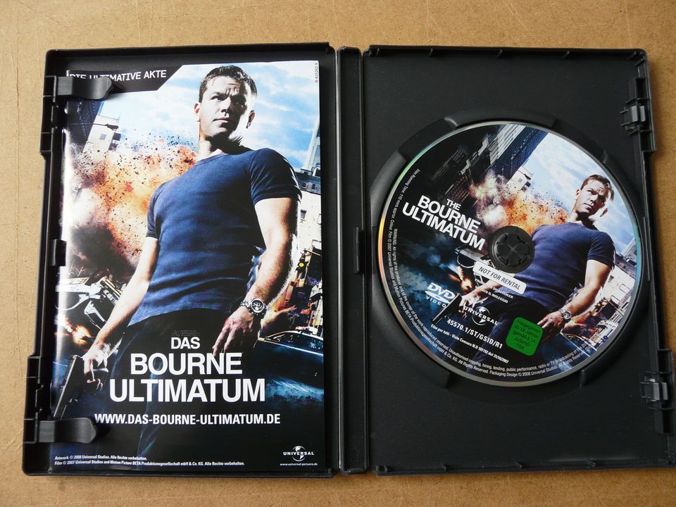 DAS BOURNE ULTIMATUM mit Matt Damon – DVD (Action) in Leverkusen