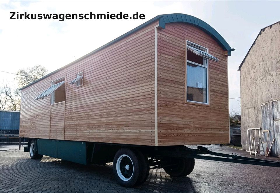 Wohnwagen Tinyhouse Anhänger Mobilheim Zirkuswagen Packwagen in Elxleben an der Gera