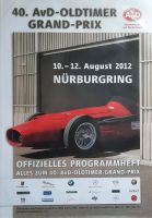 AvD Oldtimer Grand Prix Nürburgring 2012 Programmheft Nordrhein-Westfalen - Willich Vorschau