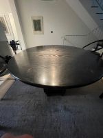 Esszimmertisch, oval, schwarz 140 x 120 cm, ausziehbar auf 230 x Hessen - Wiesbaden Vorschau