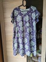 Handmade Sommerkleid Midikleid T-Shirt-Kleid, Gr 44 Hessen - Oestrich-Winkel Vorschau