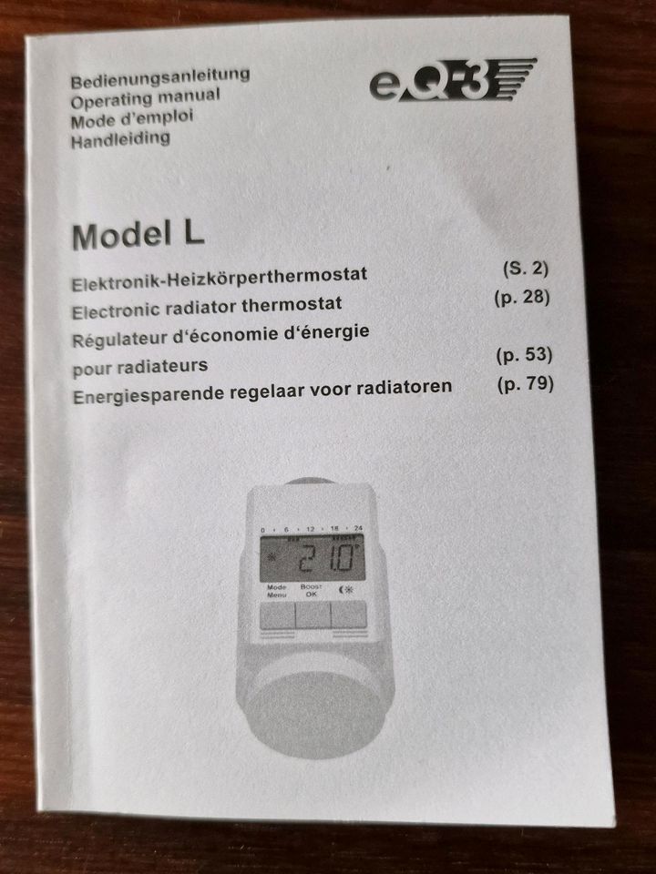 2 Heizkörperthermostate eQ-3 Model L in Zschadraß