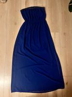 Abendkleid Zara marineblau Perlenstickerei schulterfrei Baden-Württemberg - Remshalden Vorschau