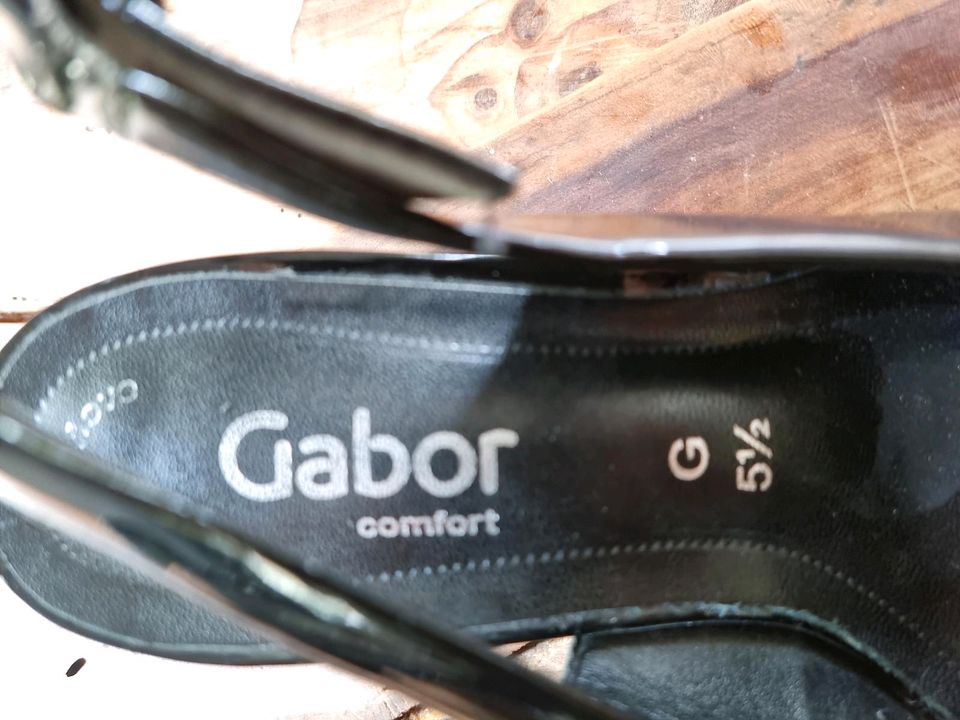 Gabor Pumps Gr. 39, kein Leder, schwarz in Lachendorf