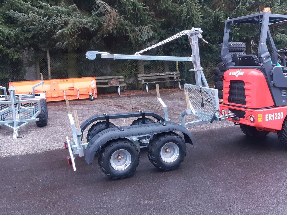 Rückewagen Pickup Straßenzulassung Kran SBF LH 1200 in Brockscheid