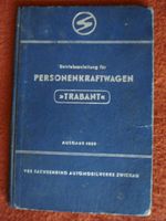 Originale Betriebsanleitung vom Trabant 500, Ausgabe 1959 Thüringen - Hainspitz Vorschau