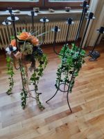 2 Kerzenständer mit Blumenschmuck Herzogtum Lauenburg - Wentorf Vorschau