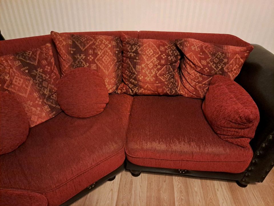 Couch, Sofa, Ecksofa, Kolonialstil, Höffner in Dresden