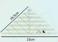 Patchwork Lineal exakte Half Square Triangles HST Slotted Trimmer Rheinland-Pfalz - Lauterecken Vorschau