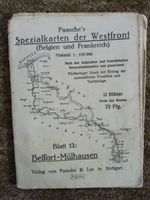 1. Weltkrieg Paasche’s Spezialkarten der Westfront Blatt 12 Belfo Baden-Württemberg - Schwäbisch Hall Vorschau