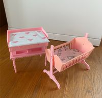 Barbie Baby Puppenwiege, Wiege, Badewanne, Wickeltisch, Retro Hessen - Hofbieber Vorschau