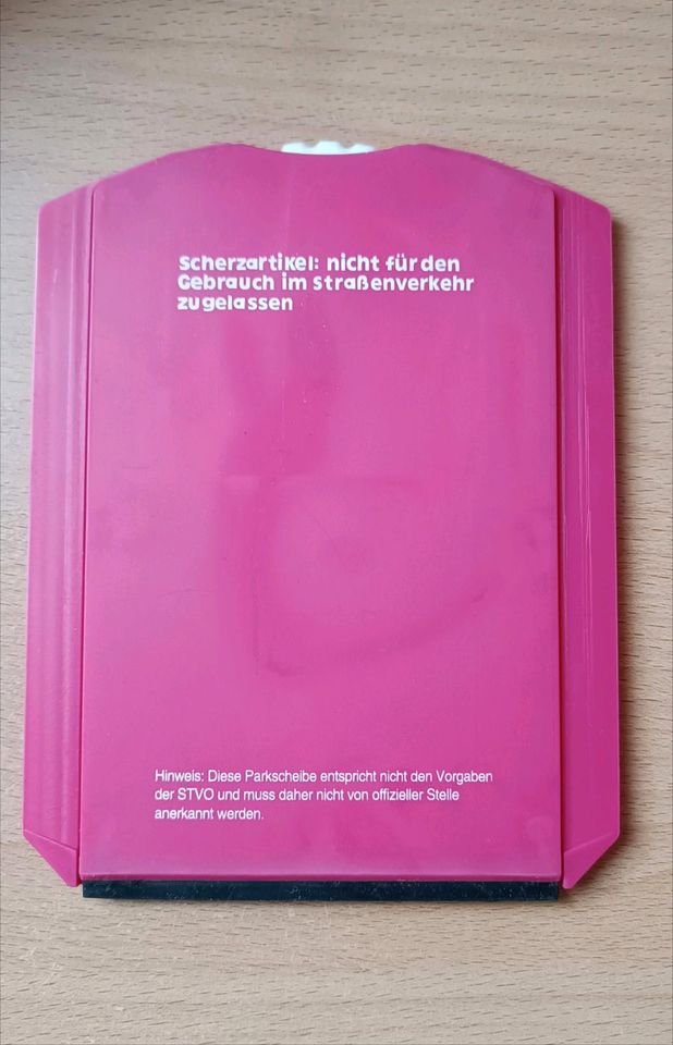 Parkscheibe pink in Ammerbuch