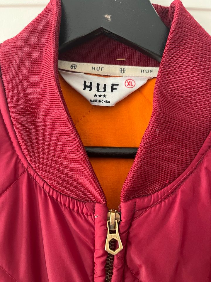 Huf Quilted Bomber Jacket XL in Berlin