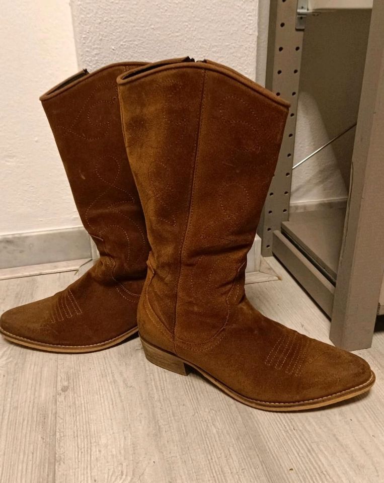 Damen Cowboystiefel / braune Damen Stiefel Größe 41 in Aachen