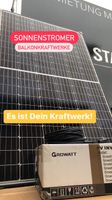 Balkonkraftwerk Mini PV Anlage Watt Photovoltaik Wechselrichter Bayern - Schwarzenfeld Vorschau