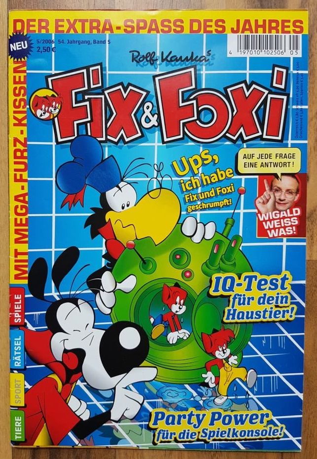 Fix & Foxi Heft 5 / 2006 - 54. Jahrgang, Band 5 ROLF KAUKA in Brilon
