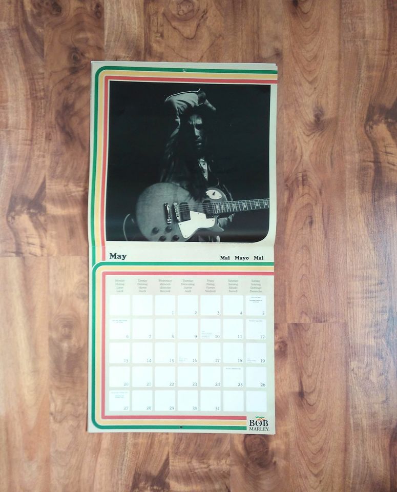 Bob-Marley-Kalender 2019 Wandkalender Official Calendar 30x30 in Gera