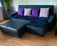 3er-Sofa mit Récamiere (Schlafsofa) + Hocker + Kissen und Topper Nordrhein-Westfalen - Ratingen Vorschau