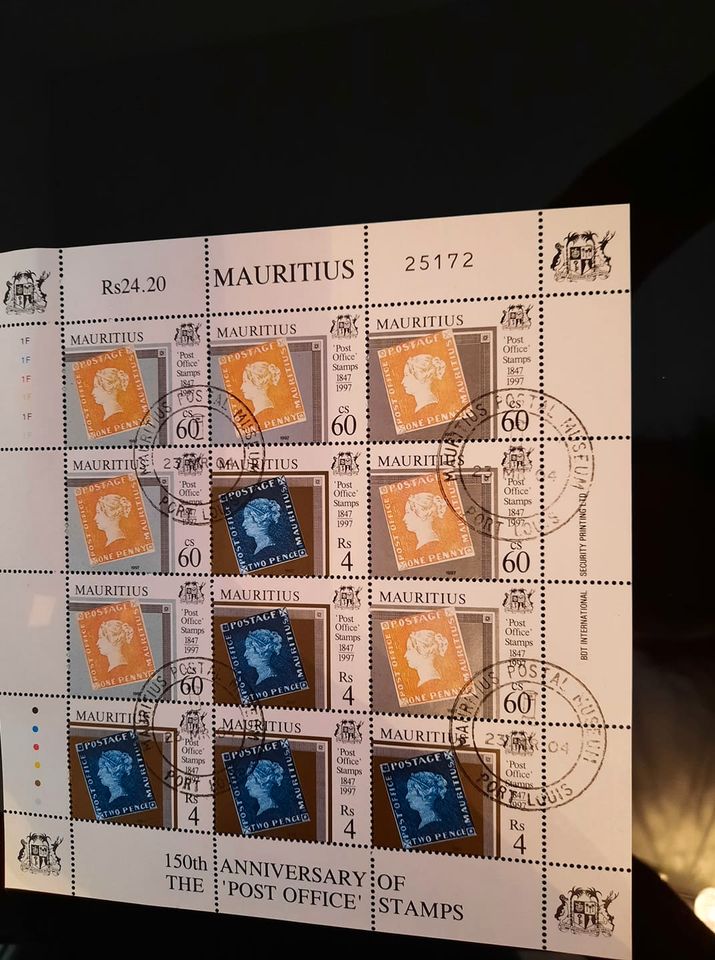 Briefmarken Röte Mauritius in Freudenstadt