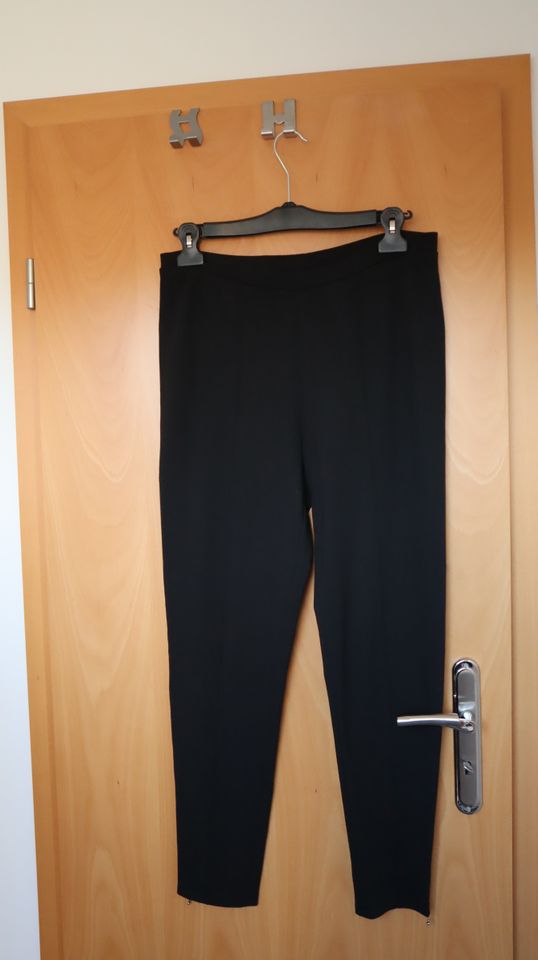 MLICHELE Damen Stretchose Leggings Stoffhose Hose Gr. 42 schwarz in Frechen