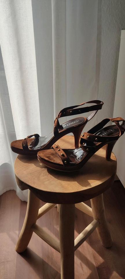 Absatz High Heels Plateau Sandalen Sommerschuh 40 in Rhens