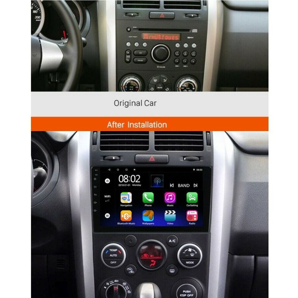 9"Touchscreen Android Autoradio Bluetooth Navi CarPlay für Suzuki in Neuss