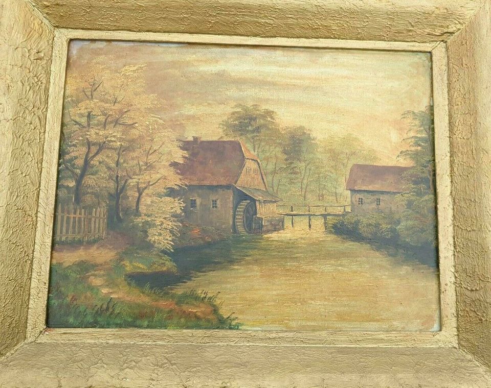 Bild Mühle am Bach, kein van Gogh, da Vinci, Monet, Picasso, Dali in Luckenwalde