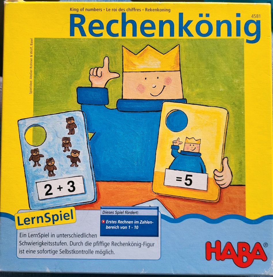 Haba rechenkönig 1 - 10 Rechenspiel  Kinder in Westhofen