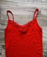 Neu✨Only✨Spaghettiträger Top, Basic, Gr L, rot Schleswig-Holstein - Leck Vorschau