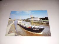 Motorschiff Gunilla Schleuse Nord Ostsee Kanal Vintage Postkarte Kreis Pinneberg - Elmshorn Vorschau