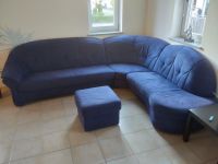 Rundcouch mit Sitzhocker Velour 2,30m x 2,80m Bayern - Waldkirchen Vorschau