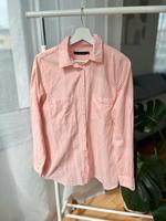 Hemd Bluse gestreift orange Größe 38 Hessen - Darmstadt Vorschau