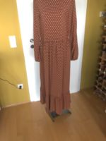 Kleid midi 1,3m lang braun mit Tupfen Rheinland-Pfalz - Bretzenheim Vorschau