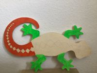 Große Holzfigur Gecko zum bemalen, bekleben etc.. 7 € Münster (Westfalen) - Wienburg Vorschau