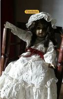 ACHTUNG❗️LETZTER PREIS ❗️Schöne alte Puppe mit Stuhl Nordrhein-Westfalen - Düren Vorschau
