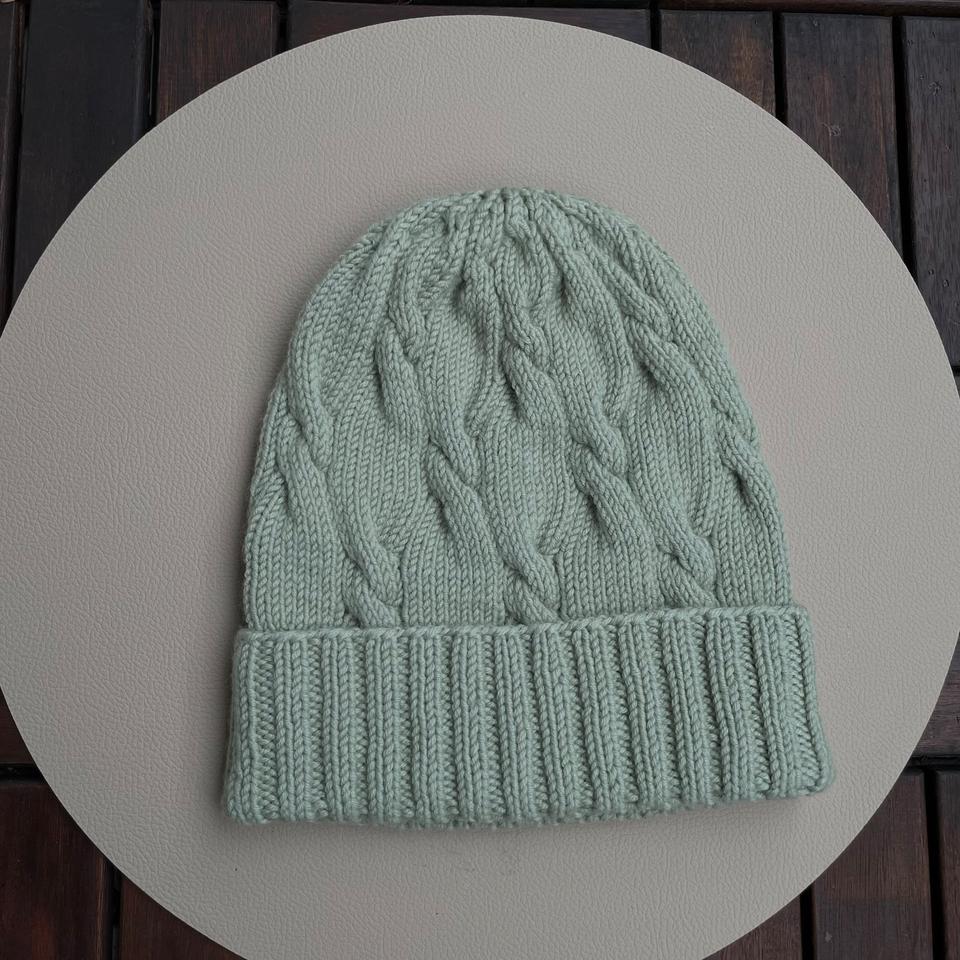 Gestrickte Mütze Aus Merino ohne Bonbons 56-57 cm in Erding