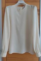 MANI Bluse Tunika Langarmshirt 100% Seide Gr.38 Ecru Creme Bayern - Augsburg Vorschau