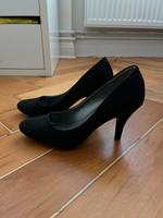 schwarze Samt Absatzschuhe Brandenburg - Kleinmachnow Vorschau