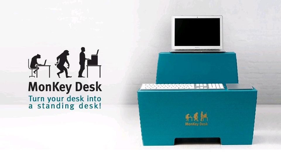 Schreibtischauflage MonKey desk room in a box in Köln