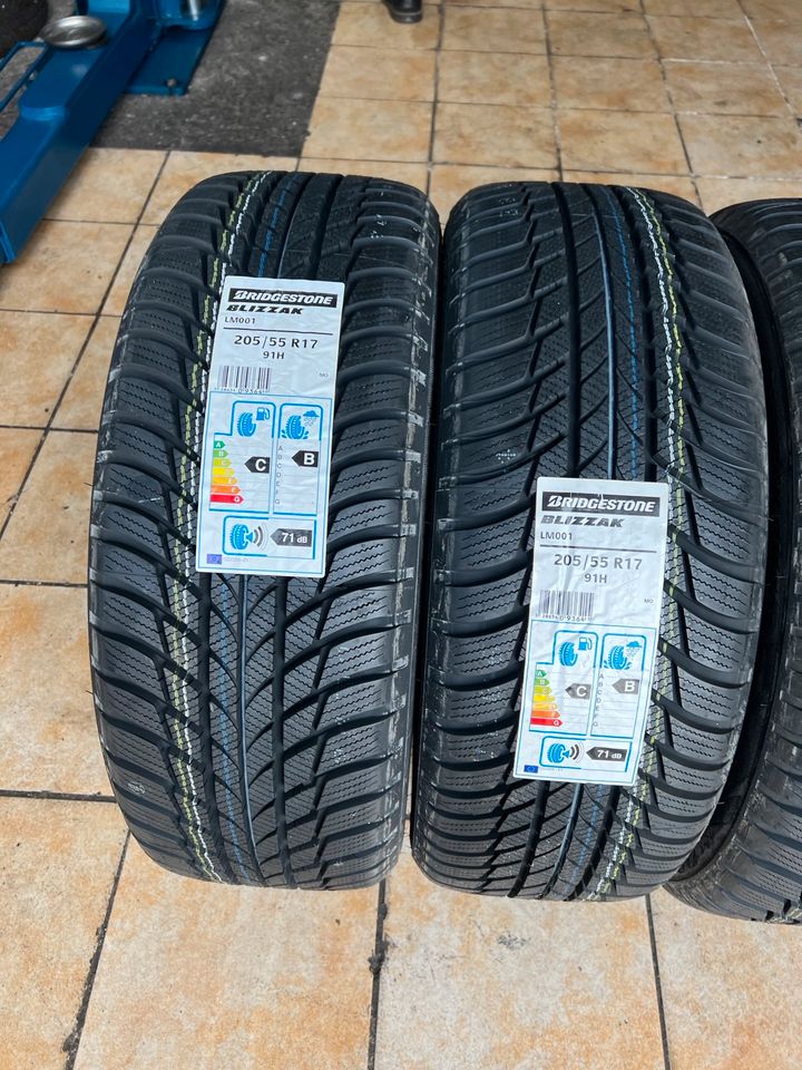 205/55R/17 91H Bridgestone Blizzak LM001 MO inkl.Montage NEU in Aschaffenburg