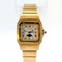 Cartier Santos Damenuhr Ref. 19902 Mondphase 24mm Gold Hannover - Mitte Vorschau