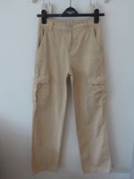 Pull & Bear Cargohose Hose Wide Leg XS 34 beige sand NP35 Fleck Altona - Hamburg Iserbrook Vorschau